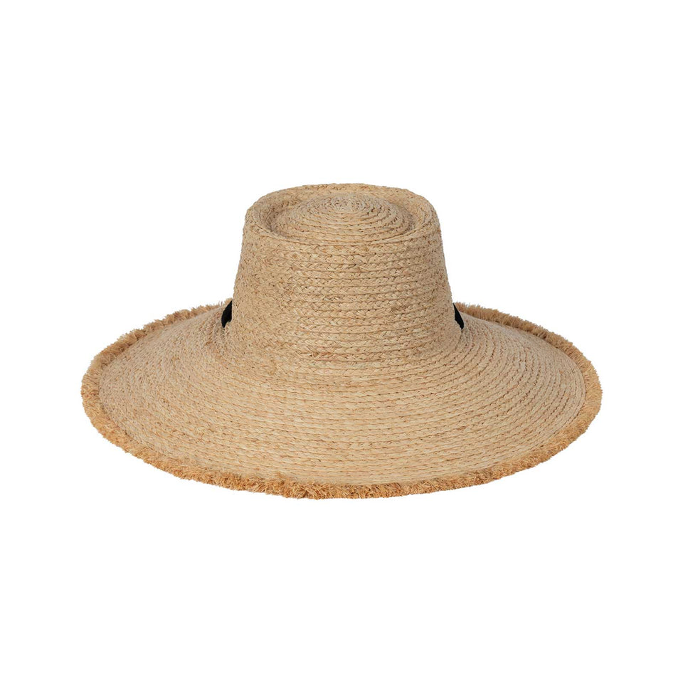 NWT-Lack of Color Paloma Sun Hat Raffia Fray Natural Straw Wide Brim Small Lack of Color Paloma Sun Hat | Anthropologie main image 3